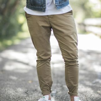 Usports Men's Straight Fit Chino Pants — Cotton Twill